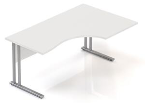 Visio ergonomikus asztal 160 x 100 cm, jobb, fehér
