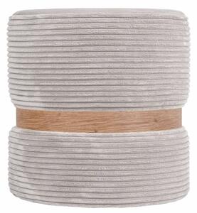 Ring puff - tölgy gyűrű - L06 - krém bársony