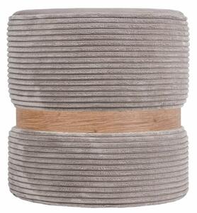 Ring puff - tölgy gyűrű - L46 - barna bársony
