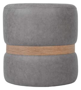 Ring puff - tölgy gyűrű - M609 - világosszürke szövet