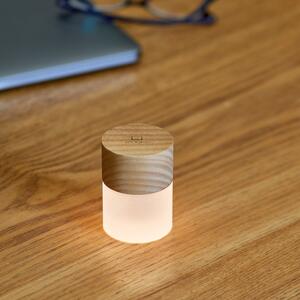 Lemelie hordozható kőrisfa asztali lámpa - Gingko
