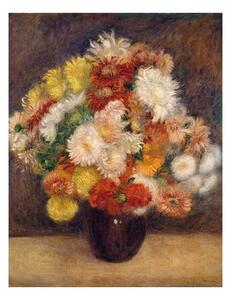 Auguste Renoir - Bouquet of Chrysanthemums másolat, 55 x 70 cm