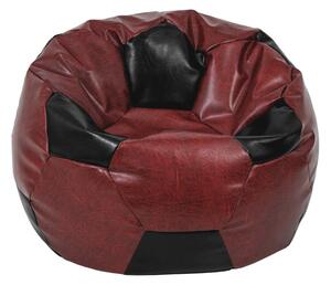 Mondo Ball babzsákfotel - műbőr - bordó/fekete - 170 liter