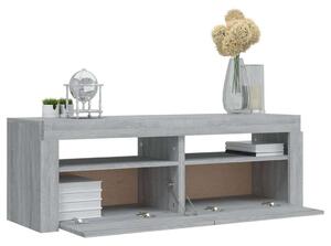 VidaXL LED TV Szekrény - Szürke Sonoma - 120x35x40 cm