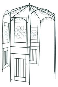 Sötétzöld kerti boltív 250 cm