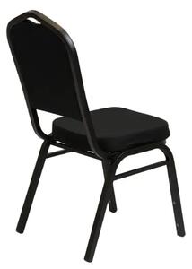Luxus Sötét bankett szék 25x25x1.2 fekete sima