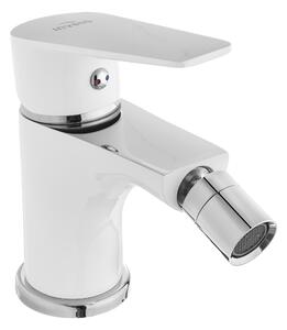 Invena Dokos, bidé csaptelep, fehér fényes-króm, BB-19-002-V