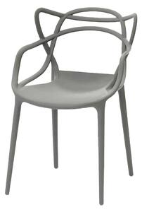 Osztott modern szék - szürke