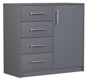 Komód Cavmero 108, Laminált forgácslap, 84x90x40cm, Antracit