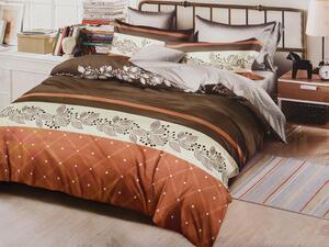 ACROY barna pamut ágyneműhuzat + párnahuzat 40 x 50 cm ingyen