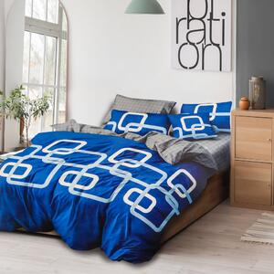 KALIBER kék pamut ágynemű + párnahuzat 40 x 50 cm ingyen