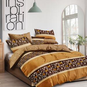HARDY barna pamut ágynemű + párnahuzat 40 x 50 cm ingyen