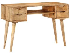 Tömör mangófa íróasztal fiókokkal 110 x 47 x 76 cm