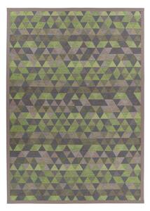Luke zöld, mintás kétoldalas szőnyeg, 70 x 140 cm - Narma