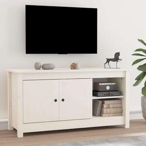 VidaXL Fehér Fenyőfa TV Szekrény - 103x36,5x52 cm