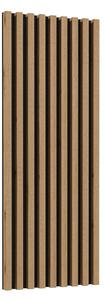 Fali panel Celcey Typ 04 (wotan tölgy + fekete)