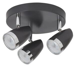 Beltéri karos spotlámpa 12w 840lm 3000k antracit karen