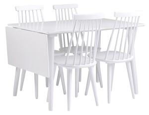 Lotte Leaf fehér étkezőasztal, 120 x 80 cm - Rowico
