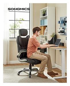 Irodai szék Songmics, OBG65BK, fekete, 75x70x137 cm