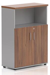 Visio LUX közepes szekrény 80 x 38,5 x 113 cm, dió