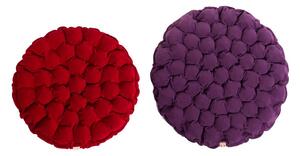 Bloom lila ülőpárna masszázsgolyókkal, ⌀ 75 cm - Linda Vrňáková
