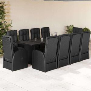 VidaXL Polyrattan Kerti Étkezőgarnitúra - 11 Fős