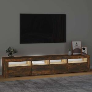 Modern TV Szekrény - Füstös Tölgy - 210cm