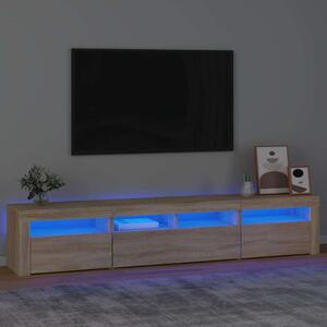 VidaXL LED TV Szekrény Sonoma Tölgy 210cm