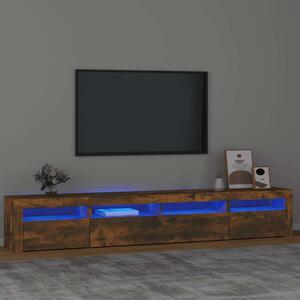 VidaXL LED TV Szekrény - Füstös Tölgy - 240cm