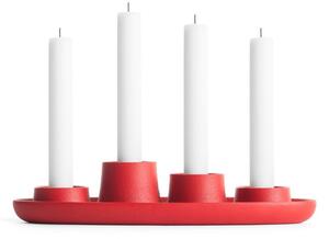 Aye Aye Four Candles piros gyertyatartó - EMKO