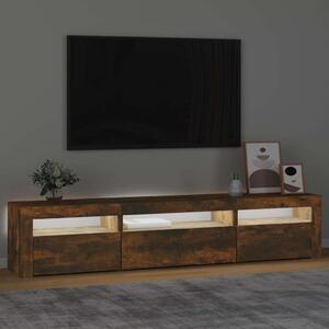 Modern TV Szekrény - Füstös Tölgy - 195cm