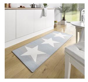 Star's kék-szürke konyhai futószőnyeg, 67 x 180 cm - Hanse Home