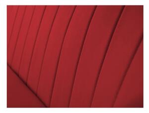Toscane piros bársony kanapé, 158 cm - Mazzini Sofas