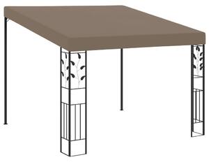 Tópszínű falra szerelhető pavilon 3 x 3 x 2,5 m
