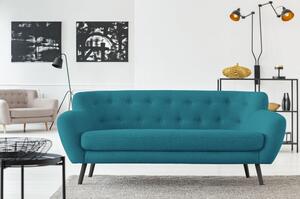 Hampstead türkizkék kanapé, 192 cm - Cosmopolitan design