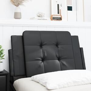 VidaXL fekete műbőr fejtámla párna 80 cm