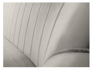 Benito krémszínű bársony kanapé, 188 cm - Mazzini Sofas
