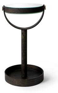 Magnify Dark asztali tükör, tölgyfa polccal - Wireworks