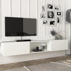 En.casa TV szekrény Paltamo 180x31x29,5 cm Fehér