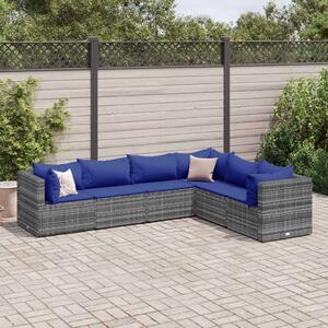 VidaXL Polyrattan Kerti Ülőgarnitúra - 6 Fős