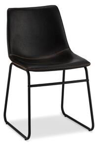 Indiana 2 darabos fekete szék készlet - Furnhouse