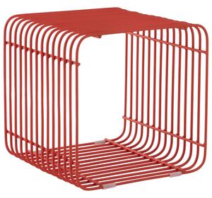 Jotex Piros fém tároló asztal POCO 40 x 40 cm