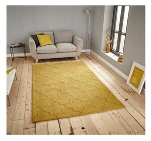 Hong Kong Puro sárga szőnyeg, 150 x 230 cm - Think Rugs