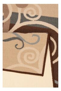 Vibe Coffee Ornament barna futószőnyeg, 67 x 180 cm - Zala Living