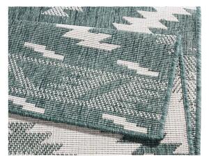 Malibu zöld-krémszínű kültéri szőnyeg, 250 x 80 cm - NORTHRUGS