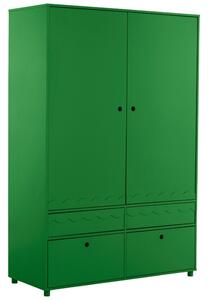 Jotex Zöld lakkozott MERRILL MINI 180 x 120 cm-es szekrény MERRILL MINI 180 x 120 cm