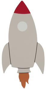 Jotex Világosszürke lakkozott LED fali lámpa gyerekeknek ROCKET