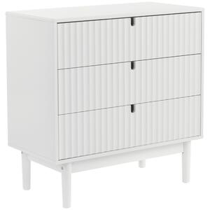 Jotex Fehér lakkozott fiókos komód TOULUSE 80 x 40 cm