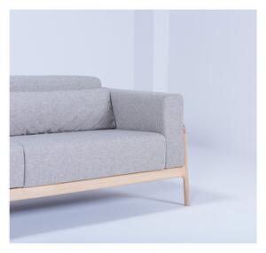 Fawn szürke kanapé tölgyfából, 210 cm - Gazzda