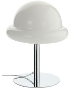 Jotex Fehér üveg asztali lámpa BUBBA